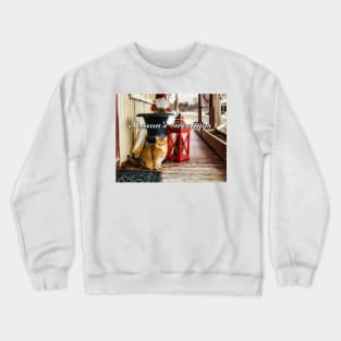 Country Store Christmas Cat Crewneck Sweatshirt